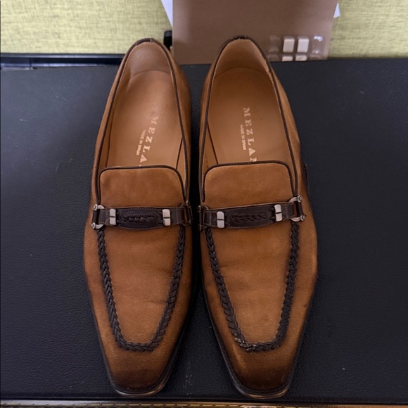 Mezlan Other - Mezlan Tan Leather Slip-On Loafers